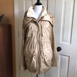 LaRok Faux Fur Vest & Parka/ Anorak Jacket. Size M